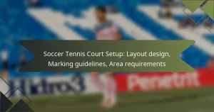 Soccer Tennis Court Setup: Layout design, Marking guidelines, Area requirements